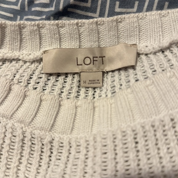Loft crop white sweater - Picture 2 of 2